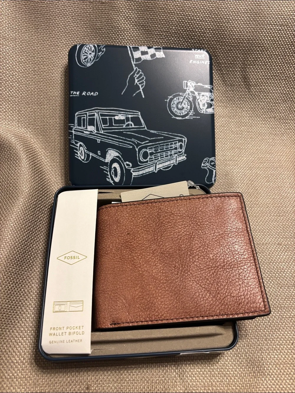 Fossil Leather Bifold Wallet